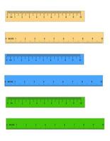 Measuring length  with ruler.measurement in centimeters and inches.ruler vector