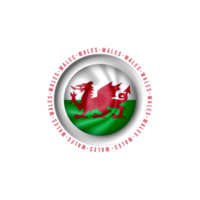 Flag Wales in Football World championship png