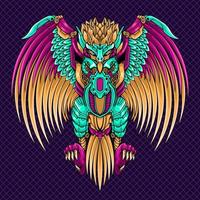 Robot eagle design vector illustration