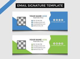 Professional Creative E Signature Design Template vector