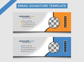 Minimalist Modern Personal business email vector