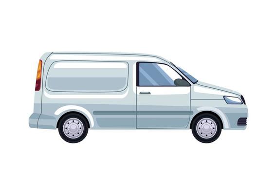 Free delivery van - Vector Art