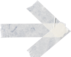 flecha papel blanco cinta aislado fondo transparente png