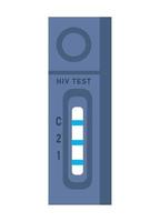 fast hiv test medical vector
