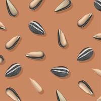 sunflower seeds product pattern vector
