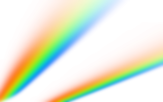 gradiente de color del arco iris para superposición de iluminación de efectos fotográficos png