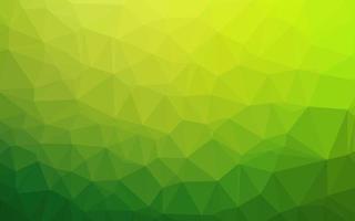 Light Green vector triangle mosaic cover.