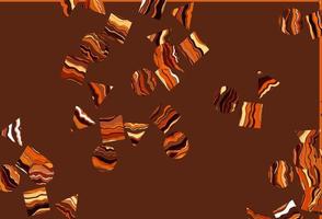 Light Orange vector backdrop with lines, circles, rhombus.