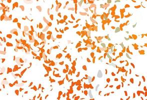 Light Orange vector template with memphis shapes.