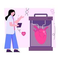 Vector design of artificial heart