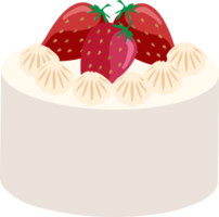 icono de pastel de fresa png