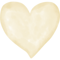 ilustración de corazón boho acuarela png