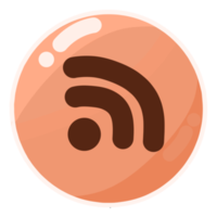 Rounded Wifi Button png