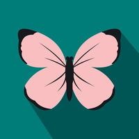 Butterfly icon, flat style vector