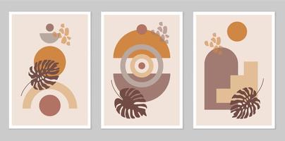 A set of abstract posters. vector