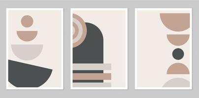 A set of abstract posters. vector