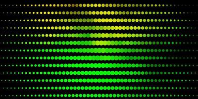 Light Green, Yellow vector layout with circles.