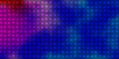 Light Multicolor vector background with rectangles.