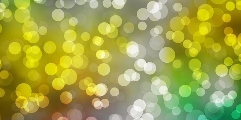 Light Multicolor vector backdrop with dots.