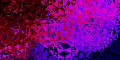 Dark blue, red vector layout with triangle forms.
