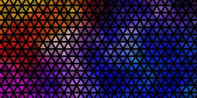 Light Multicolor vector texture with triangular style.