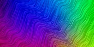 patrón de vector multicolor oscuro con líneas.
