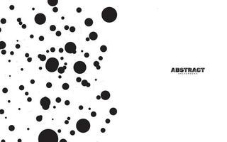 Abstract dots white background vector