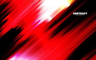 Abstract speed red color light background vector