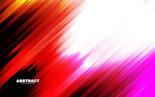 Abstract speed red color light background vector