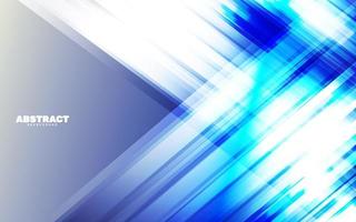 Abstract speed blue color light background vector