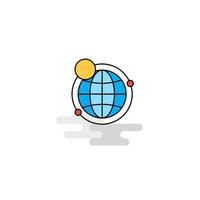 Flat Internet Icon Vector