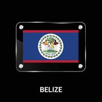 vector de diseño de bandera de belice