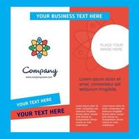 Nuclear Company Brochure Template Vector Busienss Template