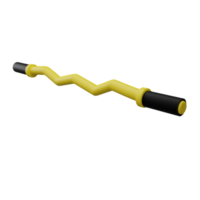 ícone ez curl bar 3d, perfeito para usar como um elemento adicional em seus designs de pôster, banner e modelo png