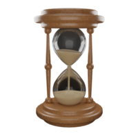 Hourglass 3d icon, perfect to use as an additional element in your poster, banner and template designs png