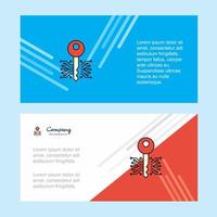 Key abstract corporate business banner template horizontal advertising business banner vector