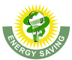 Energy Saving Label Lightbulb png