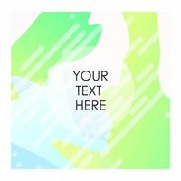 Colorful background with typography vector