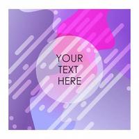 Colorful background with typography design vector