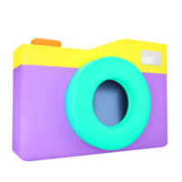 Compact Camera. 3D rendering. png