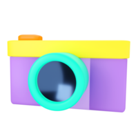 Mirrorless Camera. 3D rendering. png