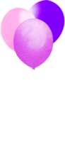 balão de cor de água png