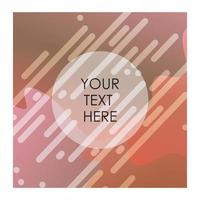 Colorful background with typography vector