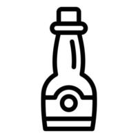 Balsamic vinegar icon, outline style vector