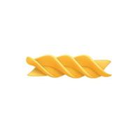 Fusilli pasta icon, realistic style vector