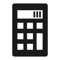 Calculator icon, simple style vector