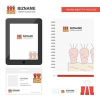 Carrots farm Business Logo Tab App Diary PVC Employee Card and USB Brand Stationary Package Design Vector Template