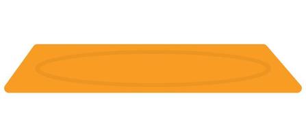 Home carpet icon, flat style vector