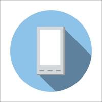 Smartphone flat icon vector