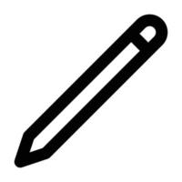 Office pen icon, outline style vector